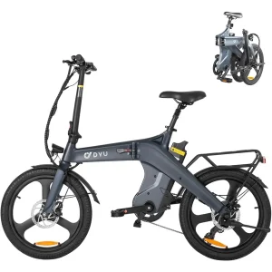 PREKLOPNI ELEKTRIČNI BICIKL DYU T1, 20 COLA , 250W