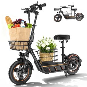 H14 ELEKTRIČNI ROMOBIL SA SJEDALOM I KOŠAROM 600W